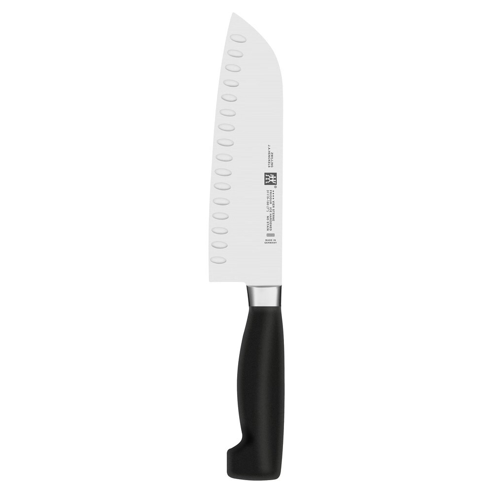 ZWILLING Four Star 7-inch Hollow Edge Rocking Santoku Knife Germany 31098-180